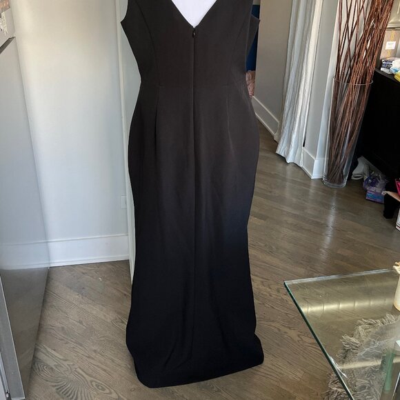 NWOT Eliza J Sleeveless Cascading-Ruffle Gown - Picture 10 of 16